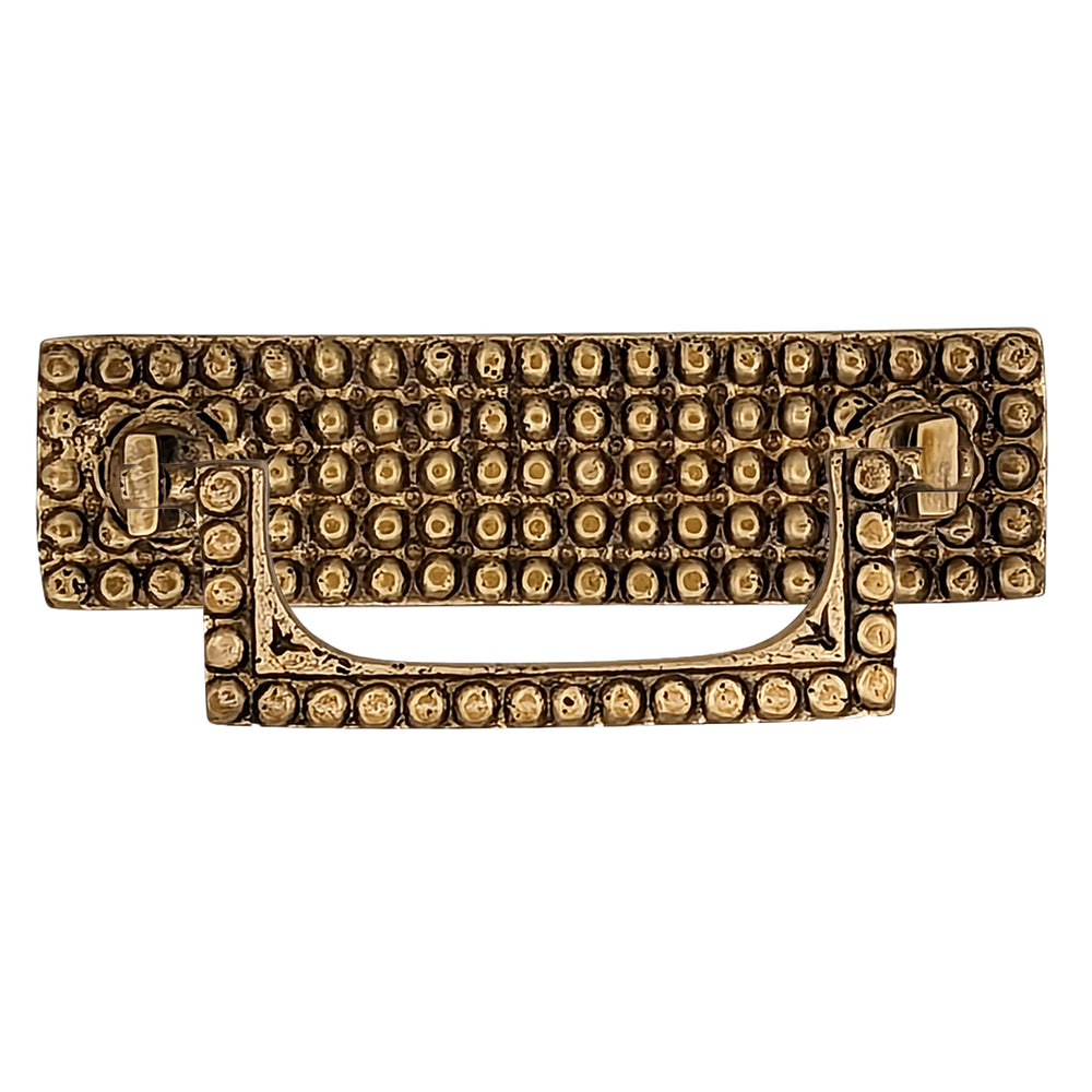 ##Antique Hardware## 3 3/8 Inch (2 1/2 inch C-C) Beaded Signature Bail Pull (Several Finishes Available)