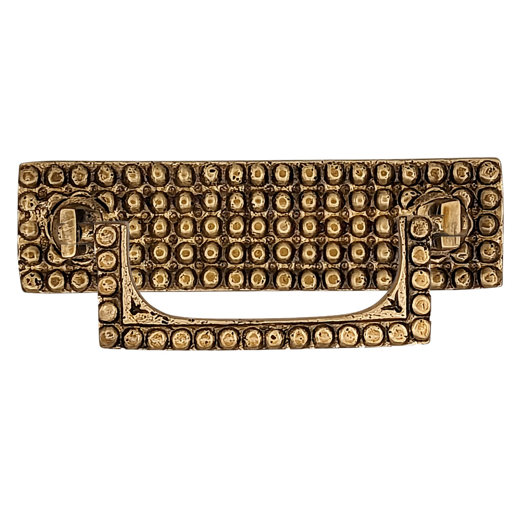 ##Antique Hardware## 3 3/8 Inch (2 1/2 inch C-C) Beaded Signature Bail Pull (Several Finishes Available)