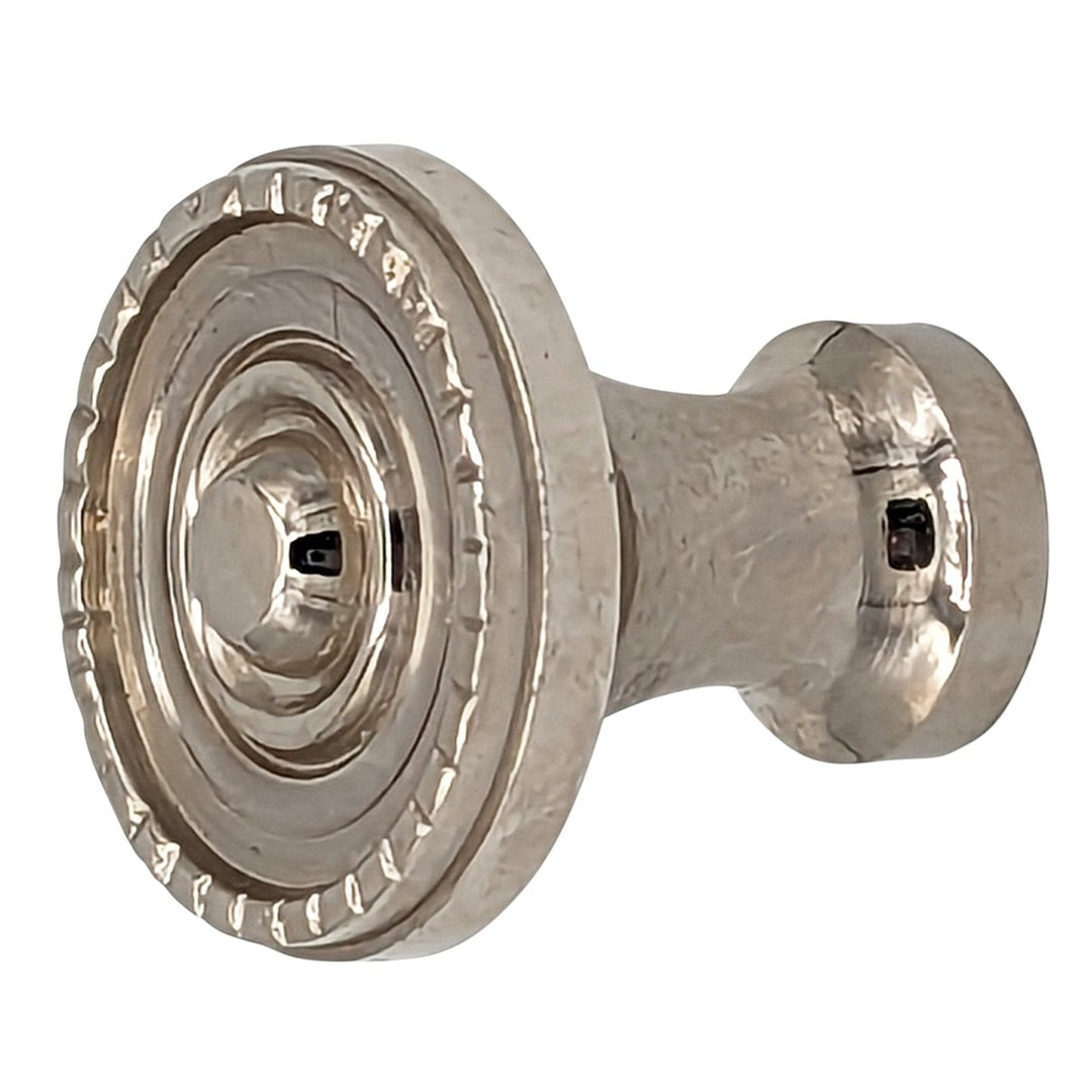 Antique Hardware 1 1/8 Inch Solid Brass Patterned Cabinet & Furniture Knob (Several Finishes Available) ANTIQUE CABINET HARDWARE