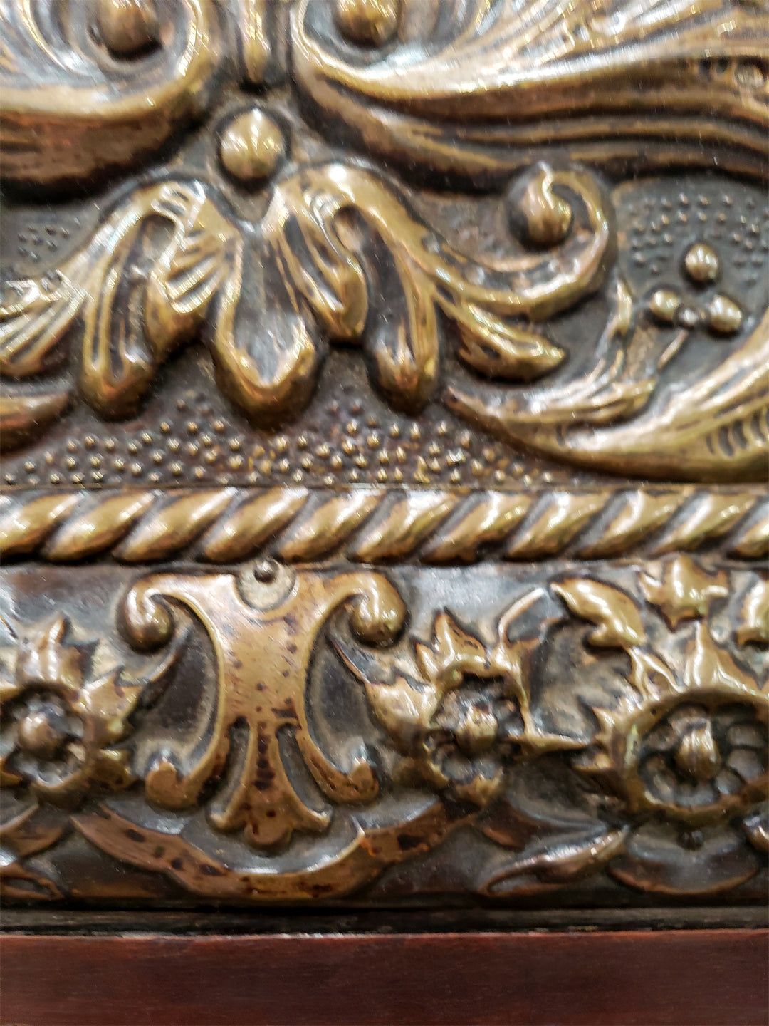 ##Antique Hardware## French Empire Era Mirror From Versailles, France