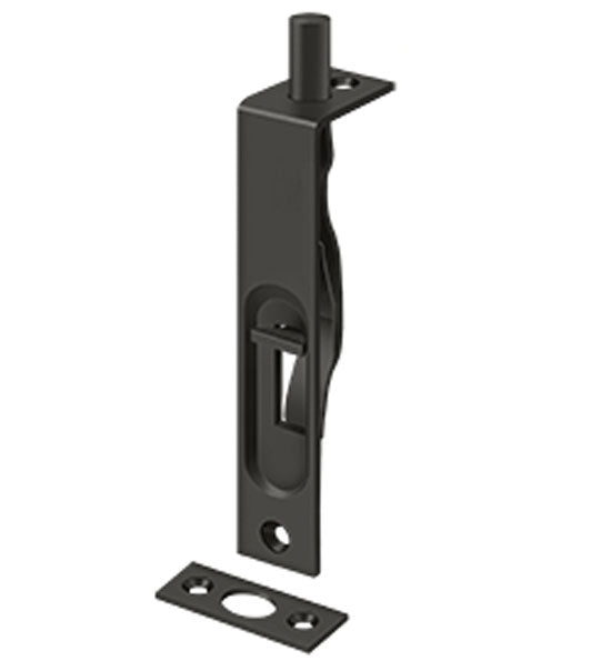 Antique Hardware Deltana - Solid Brass 4" Heavy Duty Flush Bolt FLUSH BOLT