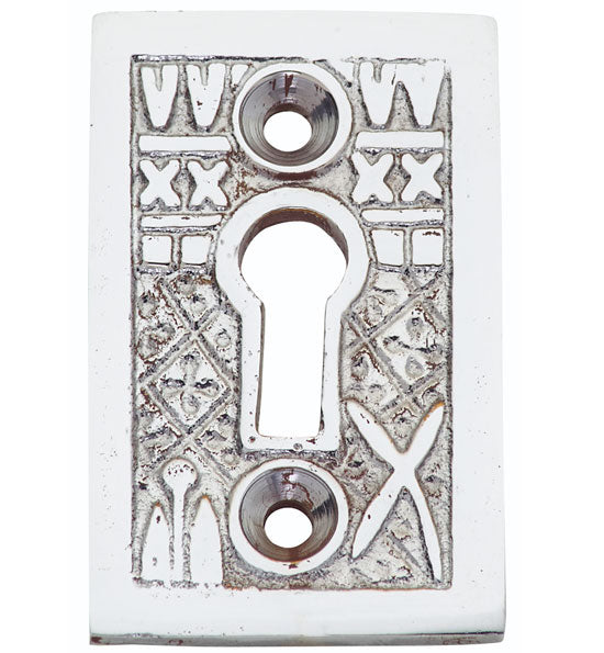 ##Antique Hardware## Polished Chrome Tiny Key Hole Cover