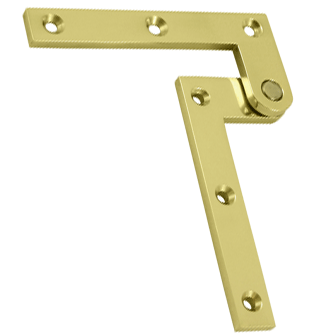 Antique Hardware 4 3/8 x 5/8 x 1 7/8 Inch Solid Brass Pivot Hinge HINGE