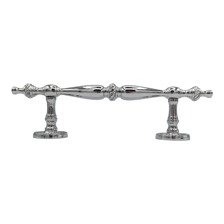 ##Antique Hardware## 9 1/2 Inch Overall (6 Inch C-C) Solid Brass Rope Style Handle (Several Finishes Available)