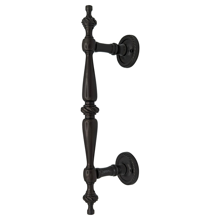 ##Antique Hardware## 9 1/2 Inch Overall (6 Inch C-C) Solid Brass Rope Style Handle (Several Finishes Available)