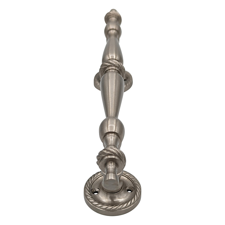 ##Antique Hardware## 9 1/2 Inch Overall (6 Inch C-C) Solid Brass Rope Style Handle (Several Finishes Available)