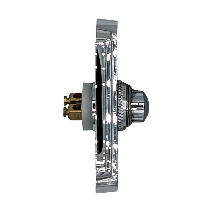 ##Antique Hardware## 2 1/2 Inch Solid Brass Art Deco Doorbell Button