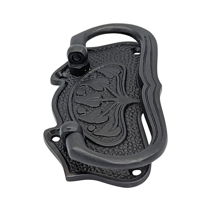 ##Antique Hardware## 3 3/4 Inch Tree of Life Leaf Pattern Solid Brass Drawer Pull (Oil Rubbed Bronze Finish)