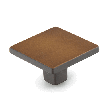 ##Antique Hardware## 1 3/8 Inch Armadio Square Cabinet & Furniture Knob