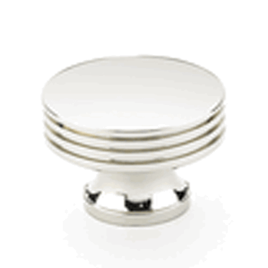 ##Antique Hardware## 1 1/4 Inch Menlo Park Modern Round Cabinet & Furniture Knob