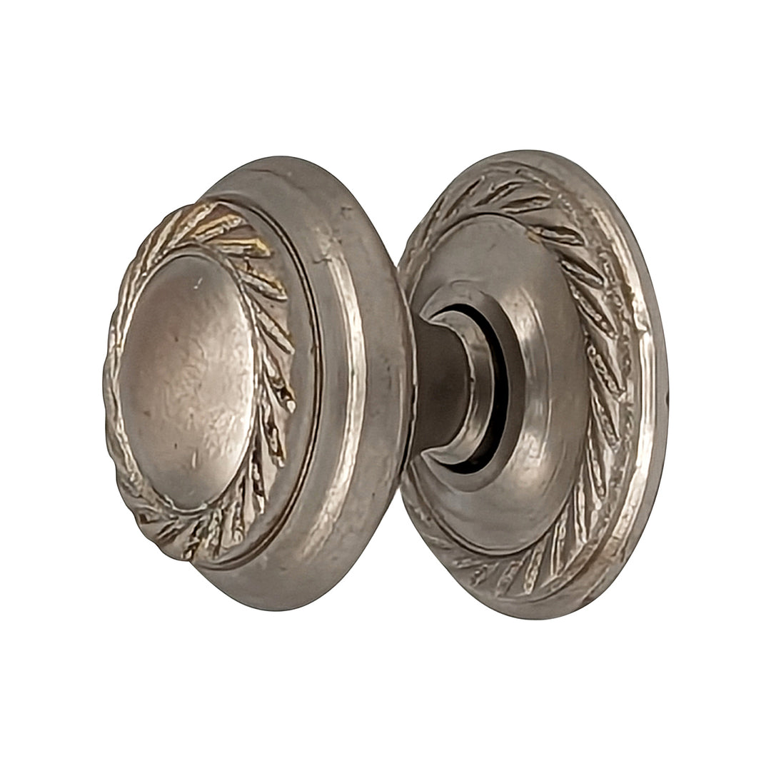 Antique Hardware 1 Inch Solid Brass Georgian Roped Round Cabinet & Furniture Knob CABINET KNOB