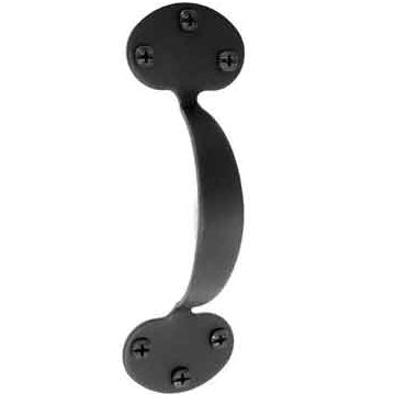 Antique Hardware 6 3/4 Inch Smooth Iron Classic Rounded Door Pull Door Hardware