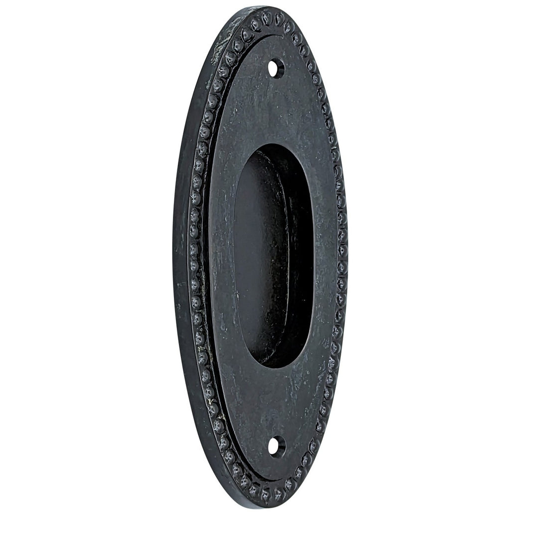 Antique Hardware 5 7/8 Inch Solid Brass Oval Beaded Pull CABINET PULL