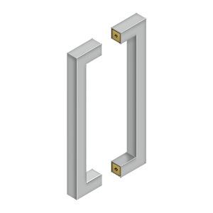 Antique Hardware 12 Inch Stainless Steel Contemporary Pulls (Back to Back) Cabinet Knobs & Handles