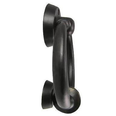 ##Antique Hardware## Emtek 86060 4" Height Bronze Door Knocker and Ring Pull Flat Black