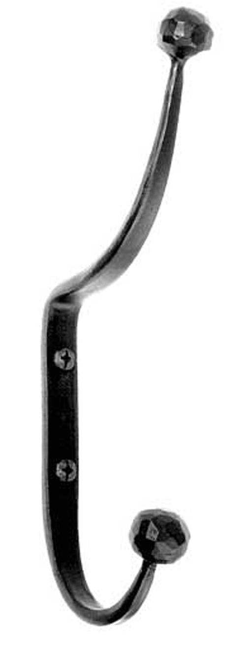 Antique Hardware Colonial 6 1/2 Inch Hand Forged Coat and Hat Hook HOOK