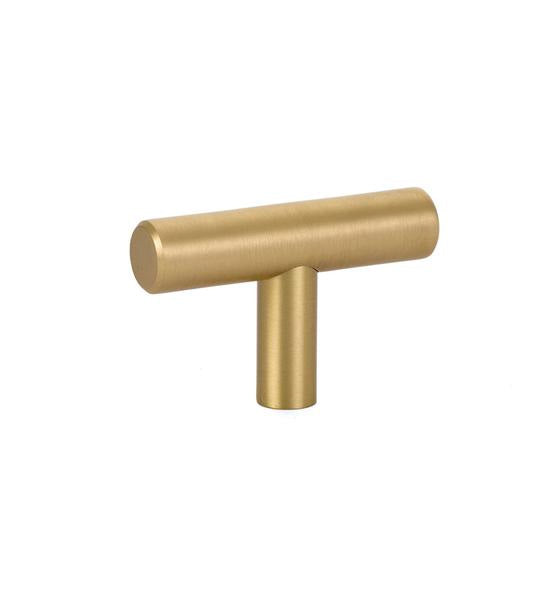 Antique Hardware Emtek 2 Inch Solid Brass Bar T-Shape Cabinet & Furniture Knob CABINET KNOB