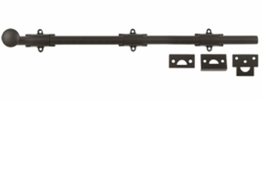 ##Antique Hardware## 18 Inch Deltana Heavy Duty Surface Bolt