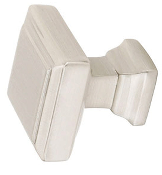 ##Antique Hardware## 1 5/8 Inch Solid Brass Geometric Square Cabinet & Furniture Knob