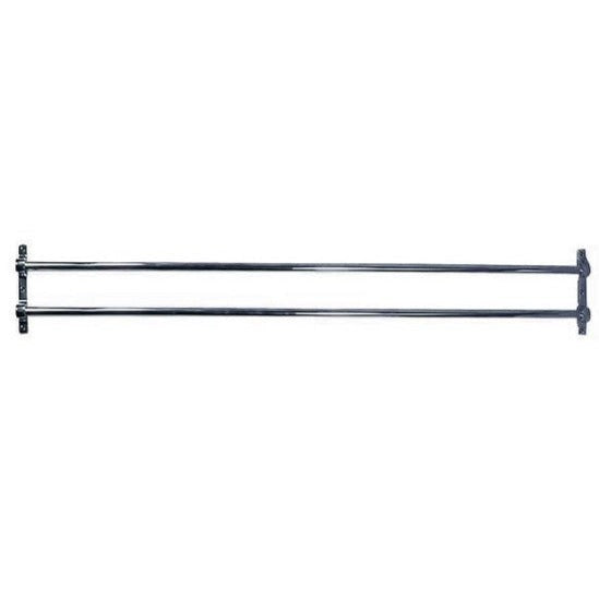 ##Antique Hardware## 36 Inch Solid Brass Double Push Bar (Several Finishes Available)