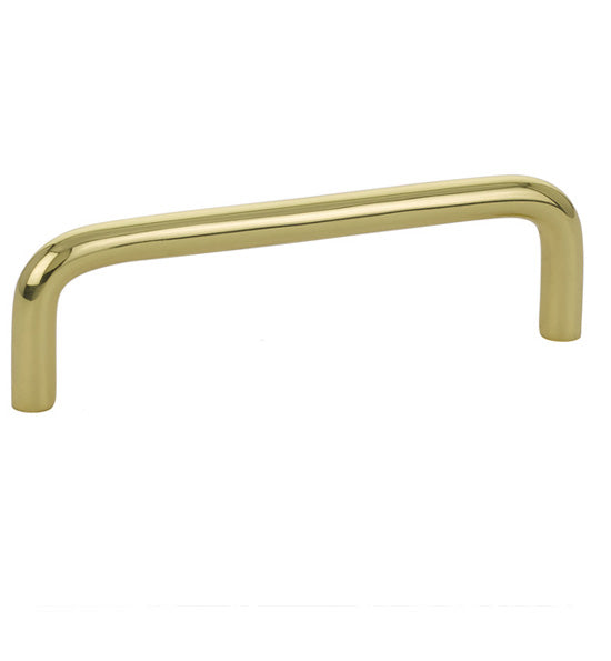 ##Antique Hardware## 6 1/4 Inch (6 Inch c-c) Solid Brass Wire Pull