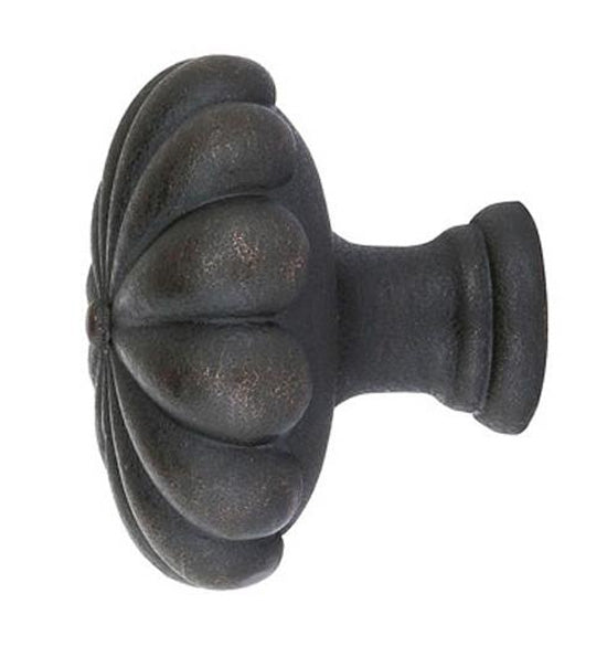 Antique Hardware 1 1/4 Inch Tuscany Bronze Fluted Round Cabinet & Furniture Knob CABINET KNOB