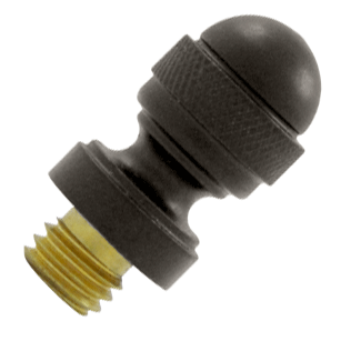 Antique Hardware 7/8 Inch Solid Brass Acorn Tip Door Finial HINGE