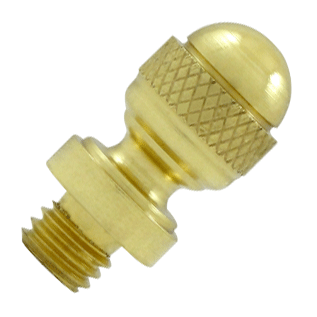 Antique Hardware 7/8 Inch Solid Brass Acorn Tip Door Finial HINGE