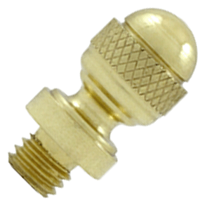 Antique Hardware 7/8 Inch Solid Brass Acorn Tip Door Finial HINGE