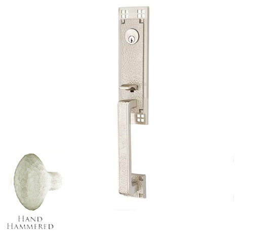 Antique Hardware Arts & Crafts Style Tubular Latch Double Door Entryway Set ENTRYWAY