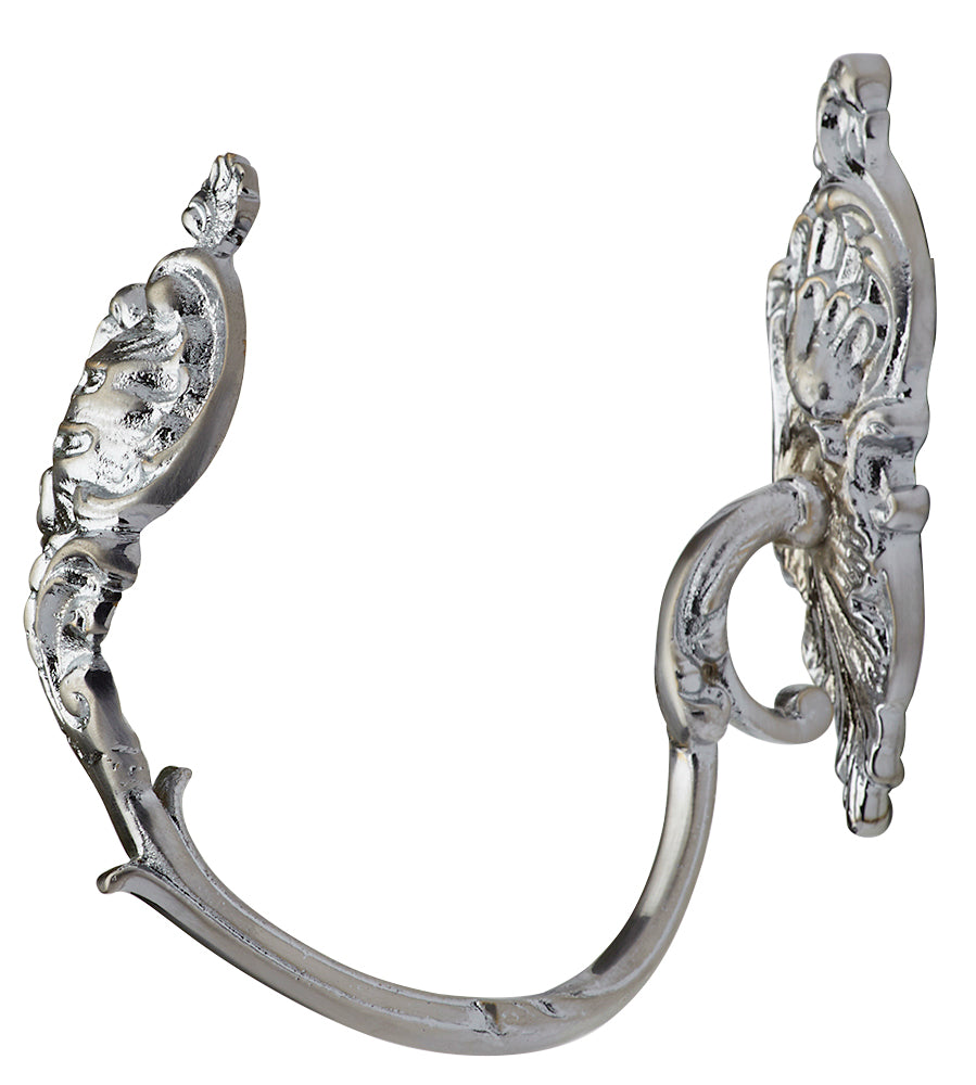 Antique Hardware 4 3/4 Inch Solid Brass Curtain Tie Back - French Ornate Style CURTAIN HOLD