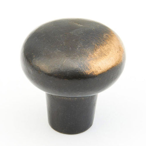 ##Antique Hardware## 1 1/4 Inch Mountain Round Cabinet & Furniture Knob