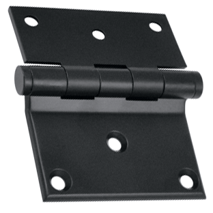 Antique Hardware 3 x 3 1/2 Inch Solid Brass Half Surface Hinge HINGE