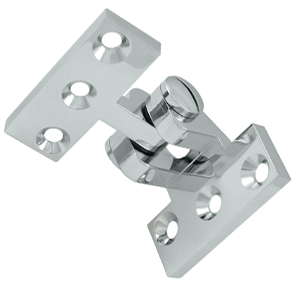 Antique Hardware 2 1/2 x 3 3/4 Inch Solid Brass Intermediate Pivot Hinge PIVOT-HINGE