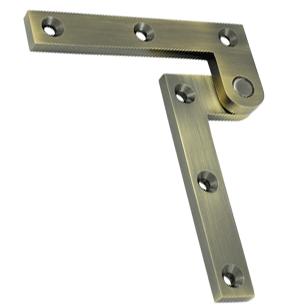 Antique Hardware 3 7/8 x 5/8 x 1 5/8 Inch Solid Brass Pivot Hinge PIVOT-HINGE