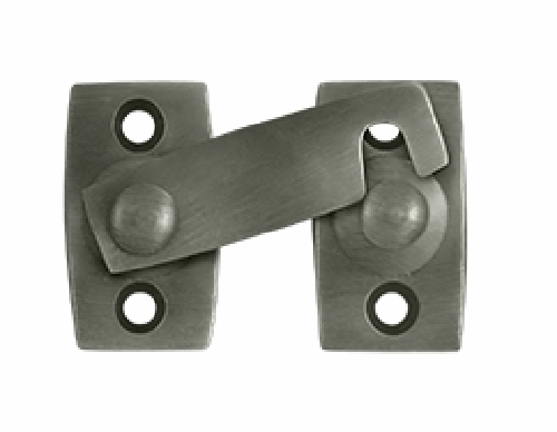 Antique Hardware 1 3/8 Inch Solid Brass Shutter Bar Door Latch LATCH