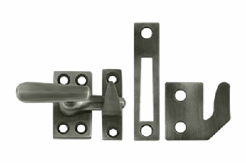 Antique Hardware 1 5/8 Inch Solid Brass Window Lock Casement Fastener SASHLOCK