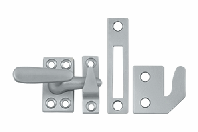 Antique Hardware 1 5/8 Inch Solid Brass Window Lock Casement Fastener SASHLOCK