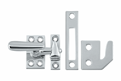 Antique Hardware 1 5/8 Inch Solid Brass Window Lock Casement Fastener SASHLOCK