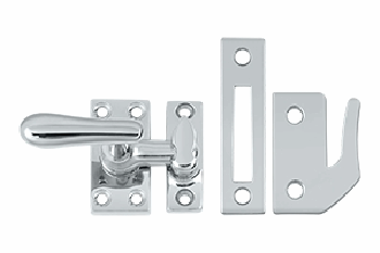 Antique Hardware 2 1/16 Inch Solid Brass Window Lock Casement Fastener SASHLOCK