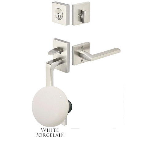 ##Antique Hardware## Solid Brass Baden Style Entryway Set